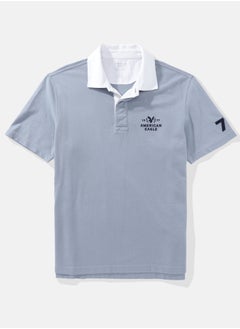 American Eagle Rugby Logo Polo Shirt  - Image 5
