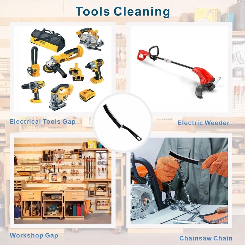 ALGERIAN STORE Algerian Plastic Gap Cleaning Brush,Bathroom Gap Cleaning Brush,Clean The Dead Corners of Kitchen Tiles,Multifunctional Window Slots,Multi-Purpose Door Window Track Deep Cleaning Brush(Gap Brush) - Image 5