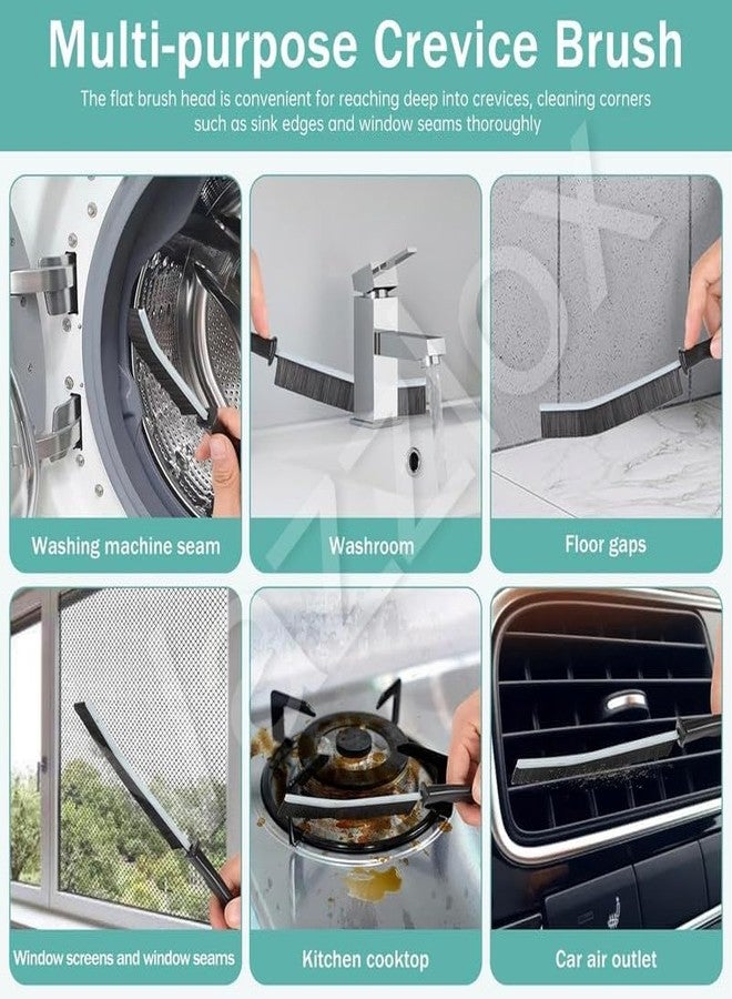 Lecherous Mini Gap Cleaning Brush (Pack of 5) Hard Bristle Gap Brush for Cleaning Multipurpose Brushes Dead Corner Cleaning Brush Used for Home Toilet Bathroom Kitchen Tiles Window Slot - Image 5