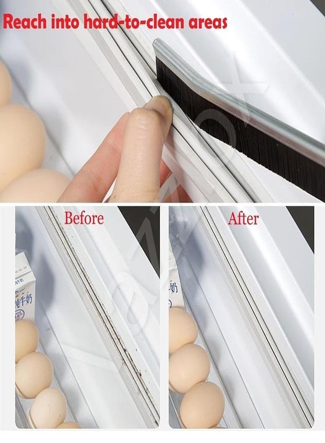 Lecherous Mini Gap Cleaning Brush (Pack of 5) Hard Bristle Gap Brush for Cleaning Multipurpose Brushes Dead Corner Cleaning Brush Used for Home Toilet Bathroom Kitchen Tiles Window Slot - Image 4