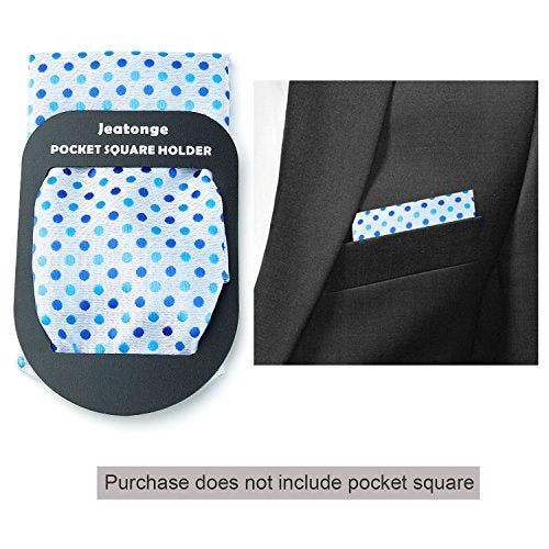 Jeatonge Pocket Square Holder Keeper Organizer Pocket Squares for Men Prefolded (Holder 3 Pcs) - Image 5