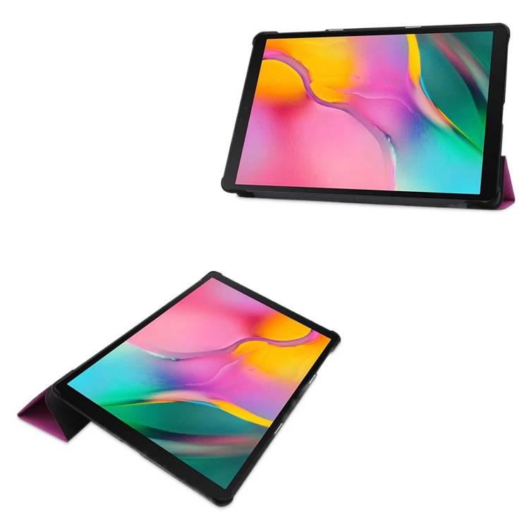 Purple Samsung Tab Folio Case Compatible with Samsung Galaxy Tab S6 Lite with Protective Cover Stand Function and Daily Tablet Carry - Image 5