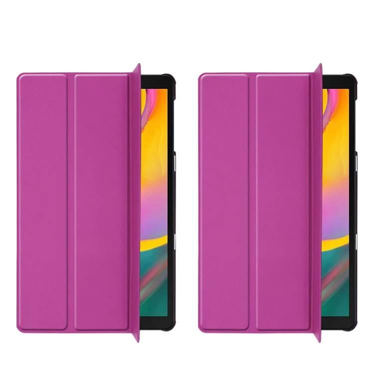 Purple Samsung Tab Folio Case Compatible with Samsung Galaxy Tab S6 Lite with Protective Cover Stand Function and Daily Tablet Carry - Image 4