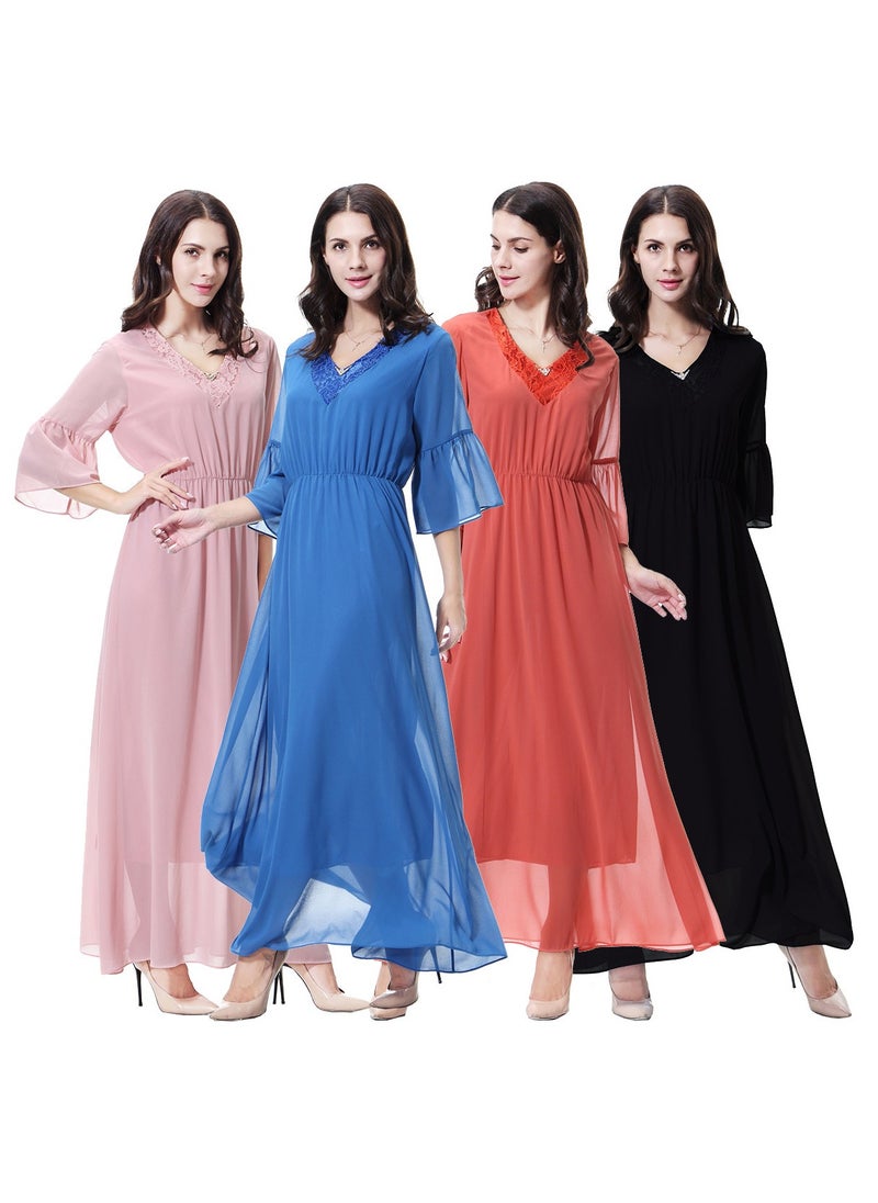 KUYING - New Fashion Versatile Long sleeved Dress - Image 1