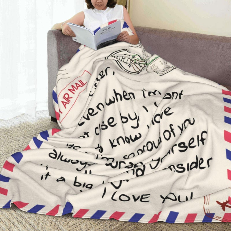 Menghao Sister Gifts Blanket for Sisters, Mother's Day, Super Soft Flannel Throw Blankets for Christmas, Valentines Day, Bed, Couch (50x60) - Image 2
