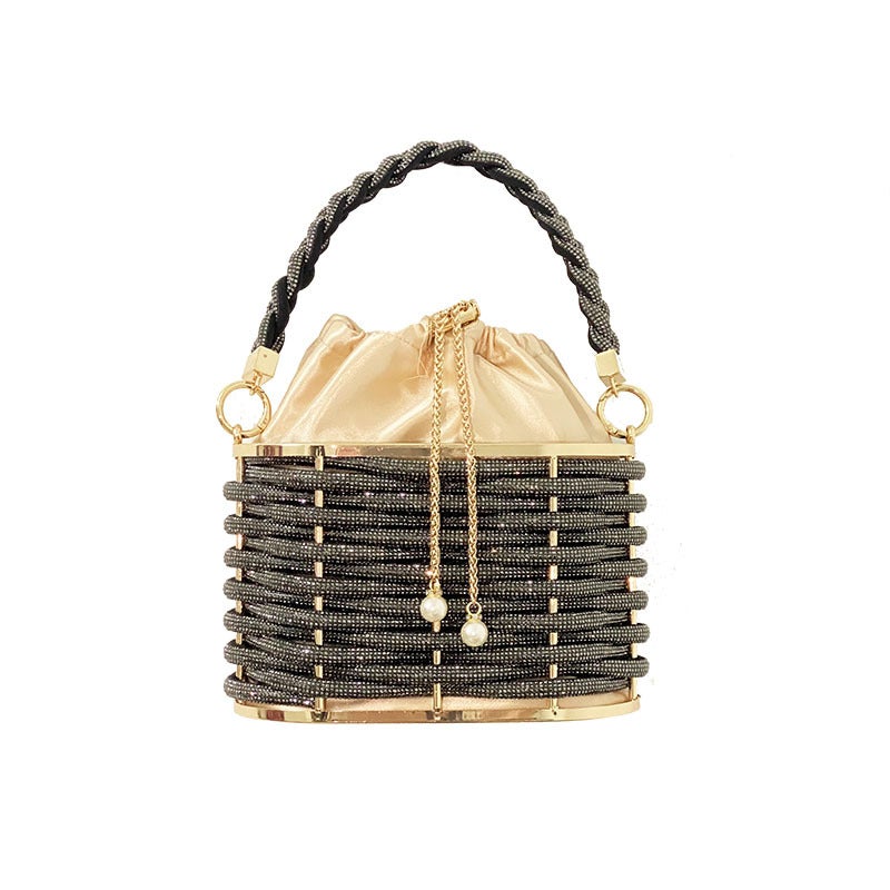 2023 New Fashion Light Luxury Simple All-Match Handmade Screw Pattern Women'S Bag Chain Women'S Bag Evening Bag - Image 1
