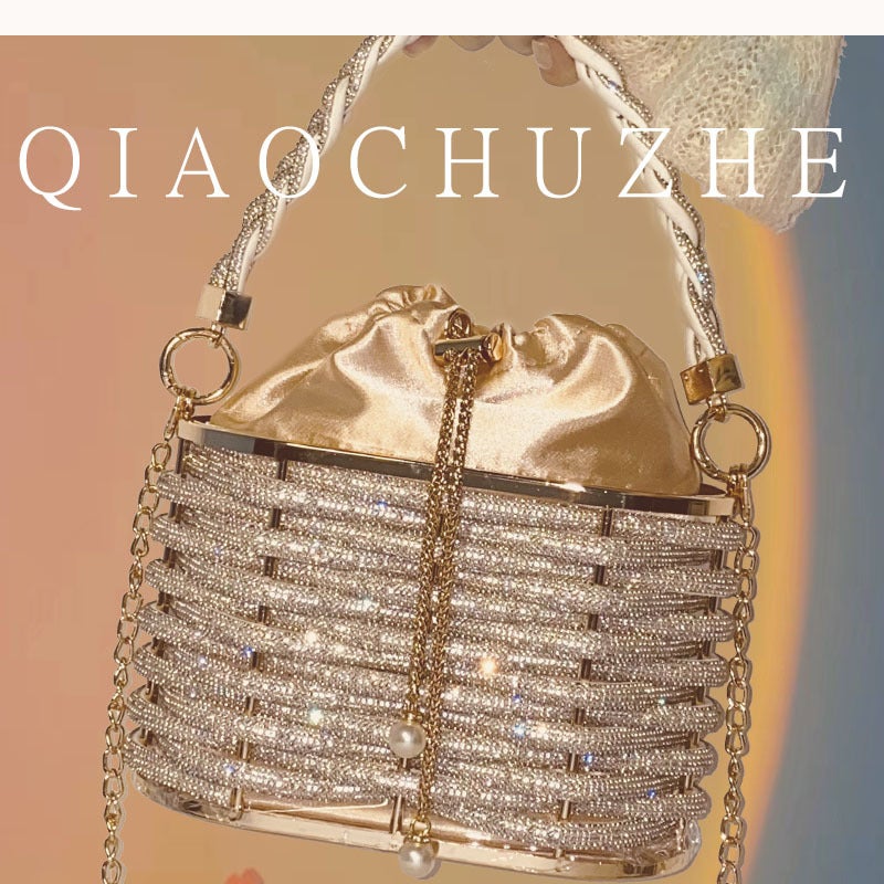 2023 New Fashion Light Luxury Simple All-Match Handmade Screw Pattern Women'S Bag Chain Women'S Bag Evening Bag - Image 2