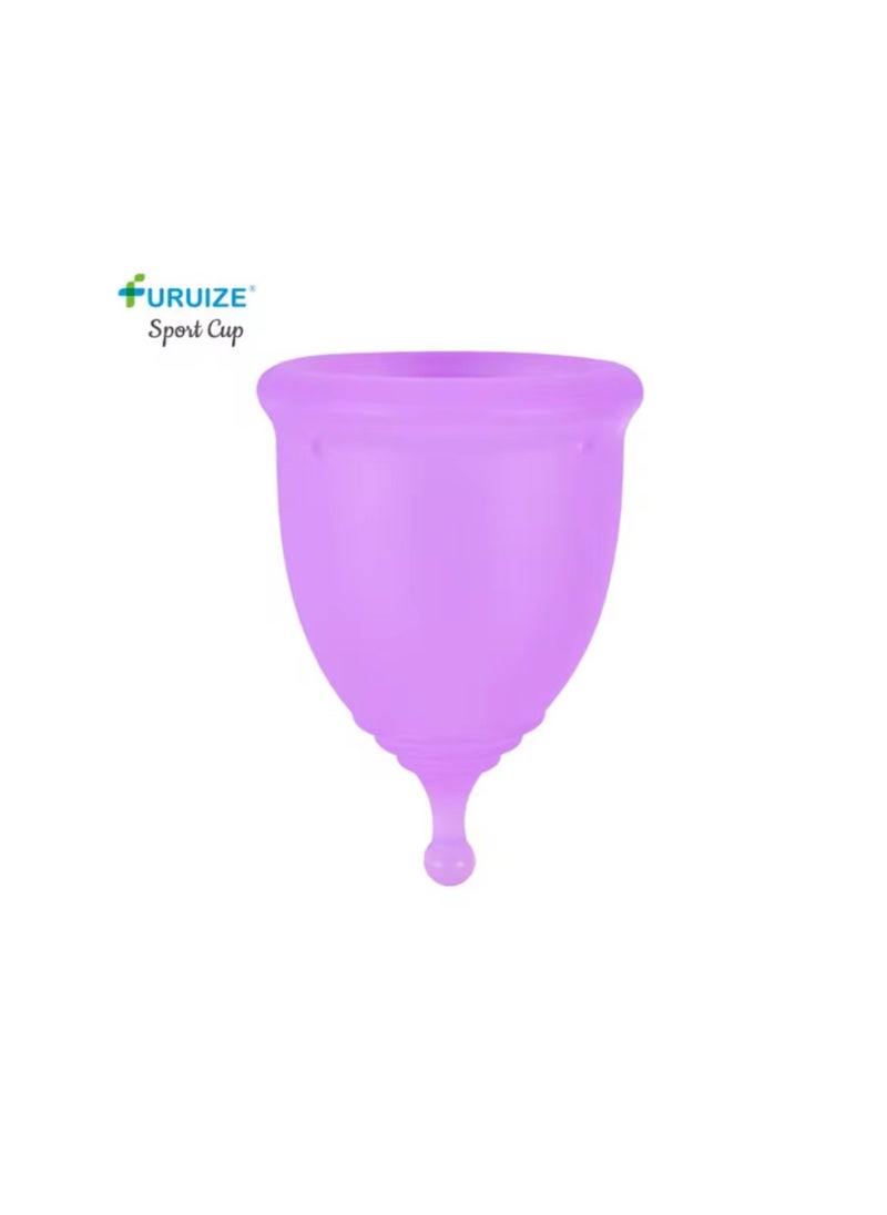 Pack Of 2 100% Medical Grade Silicone Menstrual Sport Cup Small and Large Size