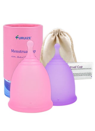 Pack Of 2 100% Medical Grade Silicone Menstrual Sport Cup Small and Large Size - pzsku/ZD87AC150252C6FC121E7Z/45/_/1716289168/e993428b-e725-418b-bd19-f079032a60f3