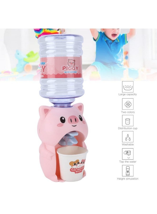 VGEBY Children Water Dispenser Toys, Mini Fun Water Dispenser Cute Shape Easy Use Children's Mini Water Dispenser Suitable for Children's Birthday Toys (Window Box/Guckling Pig) - Image 5