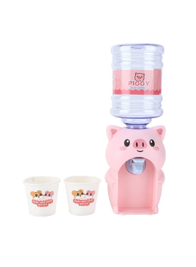 VGEBY Children Water Dispenser Toys, Mini Fun Water Dispenser Cute Shape Easy Use Children's Mini Water Dispenser Suitable for Children's Birthday Toys (Window Box/Guckling Pig) - Image 2