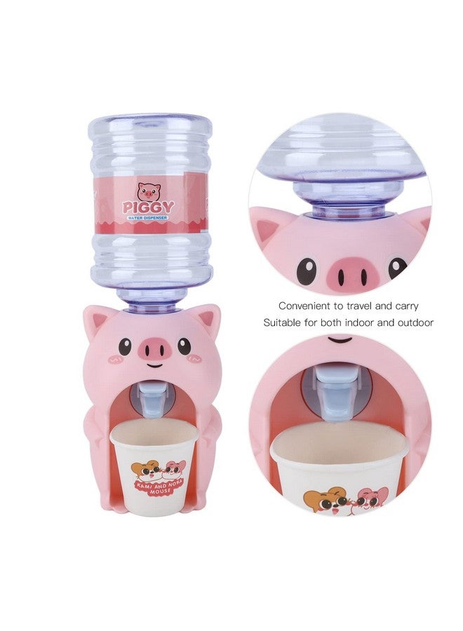 VGEBY Children Water Dispenser Toys, Mini Fun Water Dispenser Cute Shape Easy Use Children's Mini Water Dispenser Suitable for Children's Birthday Toys (Window Box/Guckling Pig) - Image 3