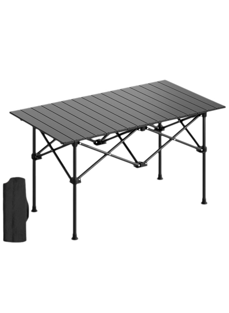 فلاي رود المحمولة التخييم الجدول ، سوبر ضوء طاولة قابلة للطي ، مع الألومنيوم الجدول وحقيبة يد ، من السهل أن تحمل ، مثالية التخييم في الهواء الطلق ، نزهة ، المشي لمسافات طويلة ، صيد السمك 68 × 46 × 40 سم - Image 1