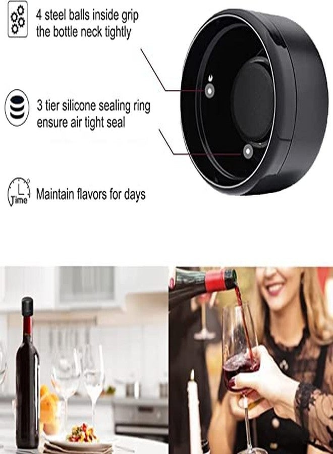 Kresal Wine Bottle Stopper, Considerate Efficient Sealed Storage,Compact Wine Stopper, Can Lay Bottle Down Without Leaking - (Pack of 1) - Image 3