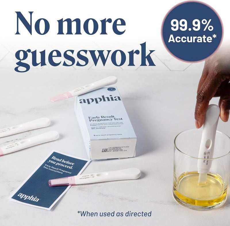 Apphia Early Detection Pregnancy Test 10 Pack  Midstream Pregnancy Test  Get Results 6 Days Sooner  Made in The USA - Image 2