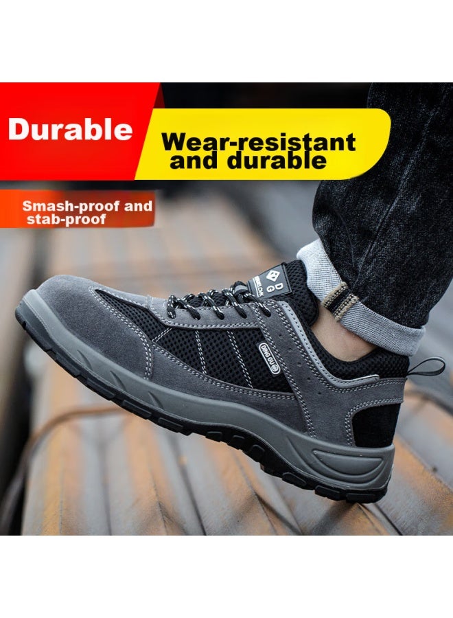 Dinggu Safety Shoes For Men, Lightweight Steel Toe Cap, Wear-Resistant Solid Sole, Anti-Smashing, Anti-Puncture, Construction Site Work Jd855Hui40 - Image 4