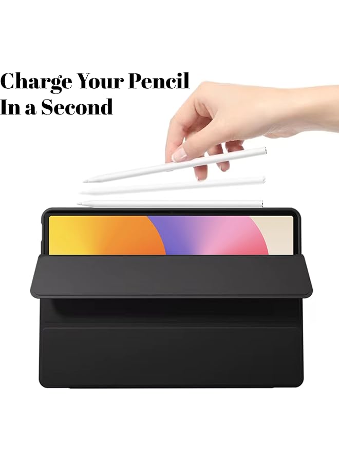 erorex Tablet Cover Compatible With Huawei Matepad Se 11 Inch 2024 Case Tri-Fold Slim Case Shockproof Honeycomb Tpu Case With Durable Stand Auto Wake Sleep Cover For Huawei Matepad Se 11 Inch Black - Image 4