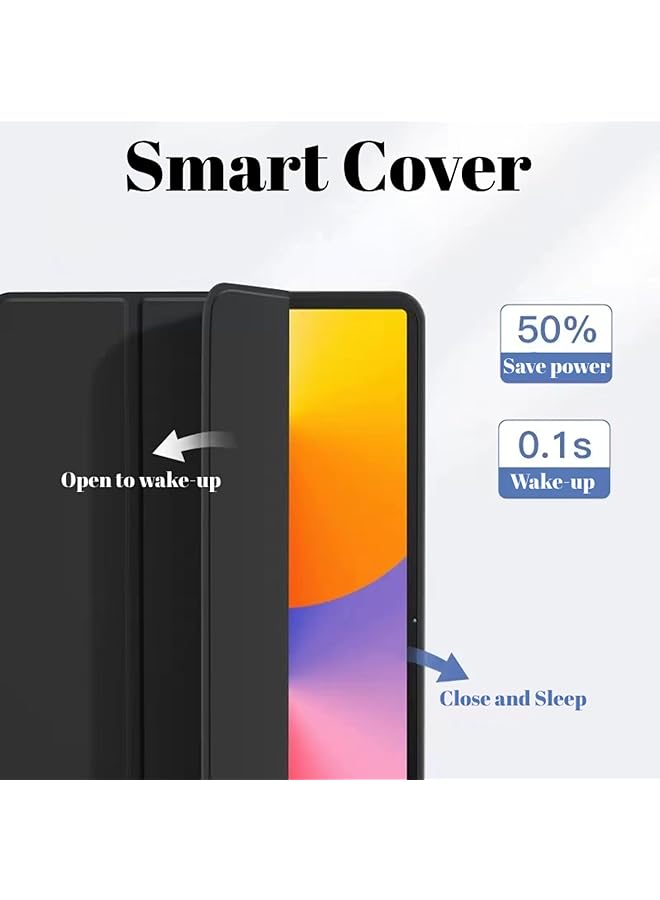 erorex Tablet Cover Compatible With Huawei Matepad Se 11 Inch 2024 Case Tri-Fold Slim Case Shockproof Honeycomb Tpu Case With Durable Stand Auto Wake Sleep Cover For Huawei Matepad Se 11 Inch Black - Image 3