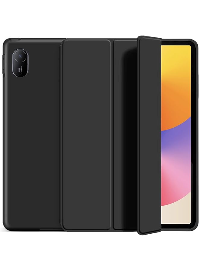 erorex Tablet Cover Compatible With Huawei Matepad Se 11 Inch 2024 Case Tri-Fold Slim Case Shockproof Honeycomb Tpu Case With Durable Stand Auto Wake Sleep Cover For Huawei Matepad Se 11 Inch Black - Image 1