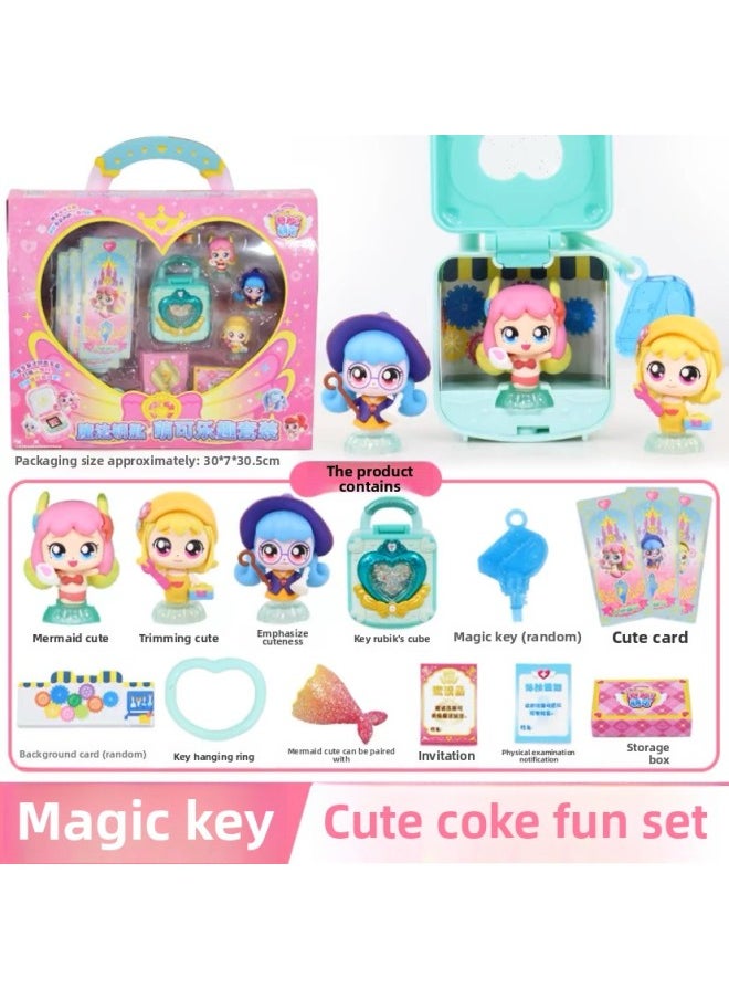 Wonderful Cute Fourth Season Talking Lucky Mermaid Love Warm Cute Magic Key Generation-Color:603221 Magic Key-cute Fun Suit  - Image 1
