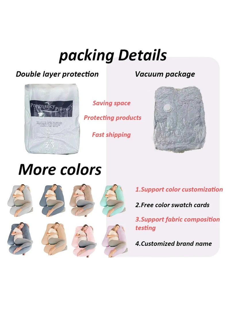 Multi Functional Adjustable Side Sleep G Maternity Pillow For Pregnant Women - Image 4