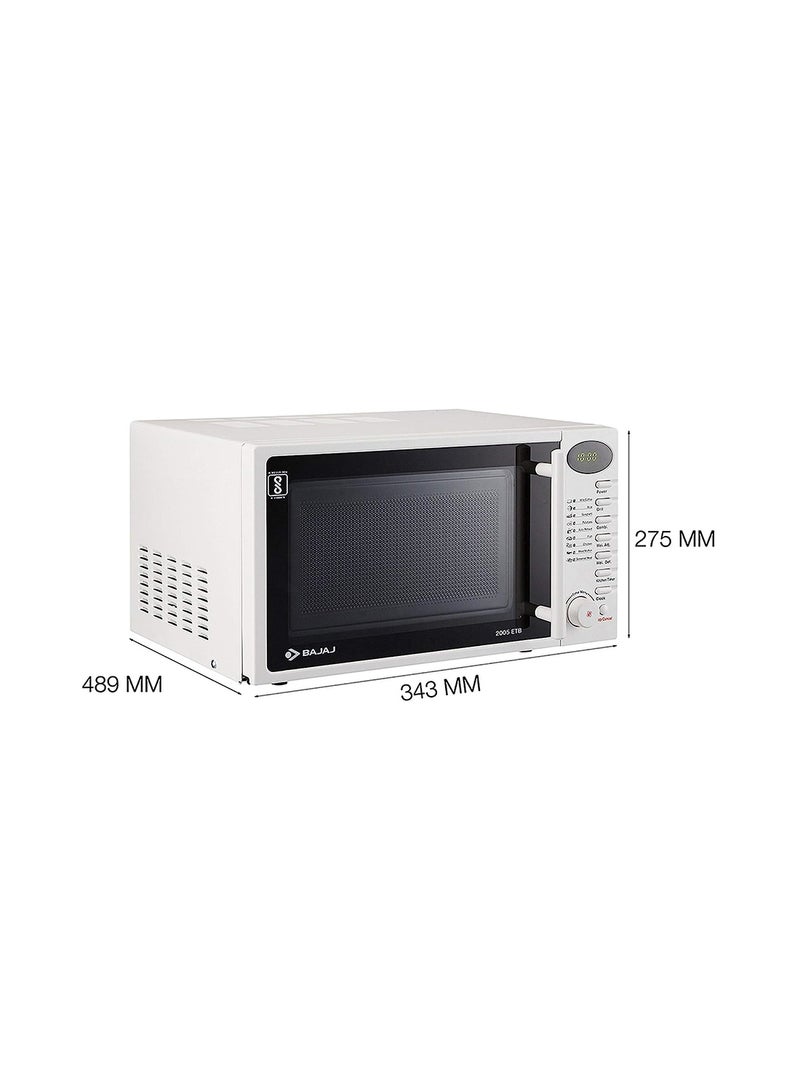 Bajaj 2005 Etb Microwave Oven 20 L 800 W 490036 Grey - Image 4