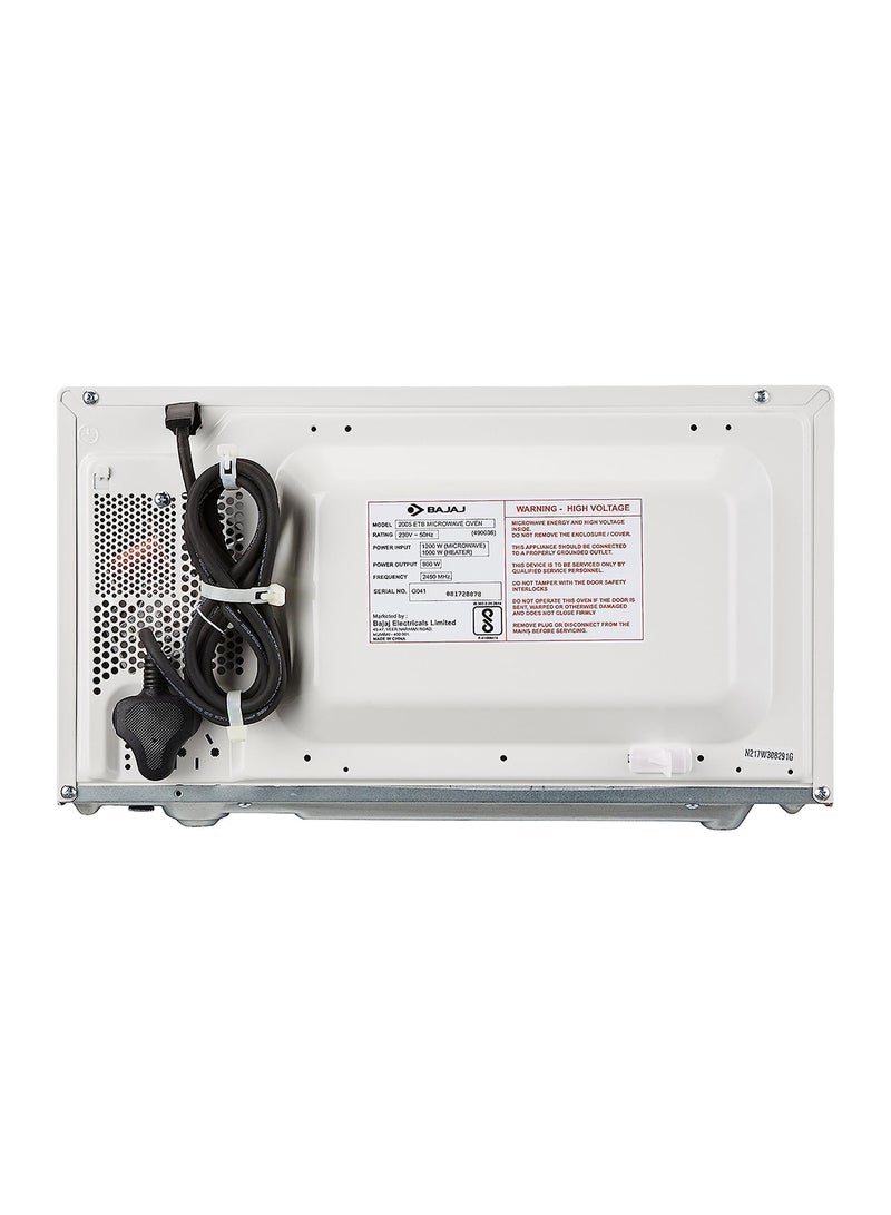 Bajaj 2005 Etb Microwave Oven 20 L 800 W 490036 Grey - Image 5