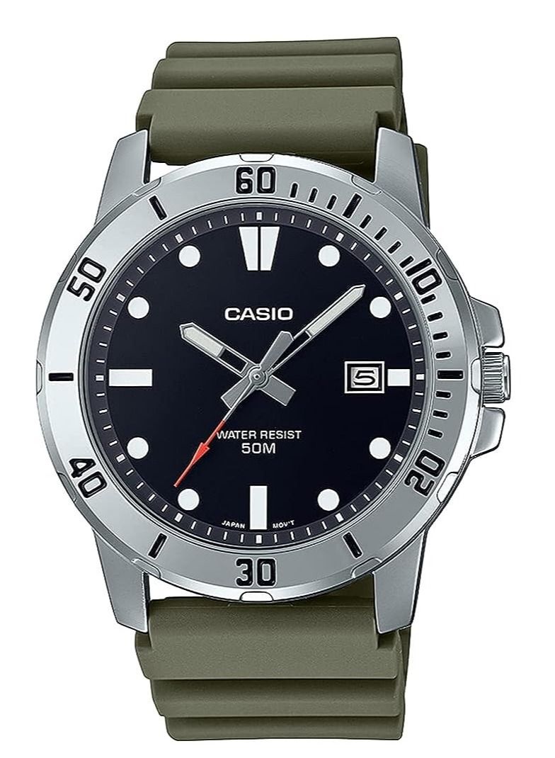 CASIO Men's classic analog watch MTP-VD01-3EVUDF - Image 1