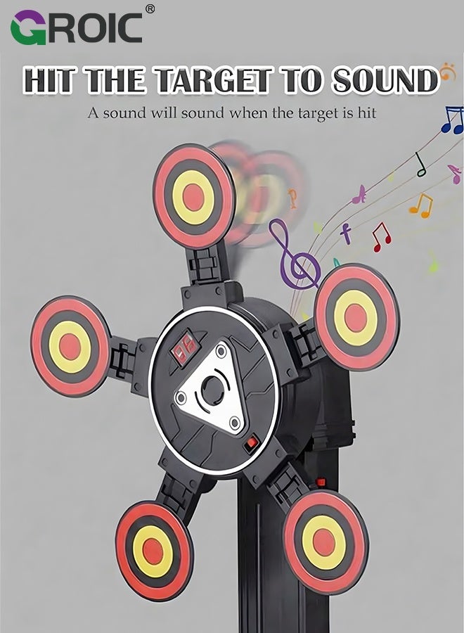 GROIC Soft Bullet Targets Dart with Net Target Digital Display Design,Soft Foam Target Cans Target,Shooting Practice Target Toy,Portable & Foldable Dart Zone for Kids - Image 2