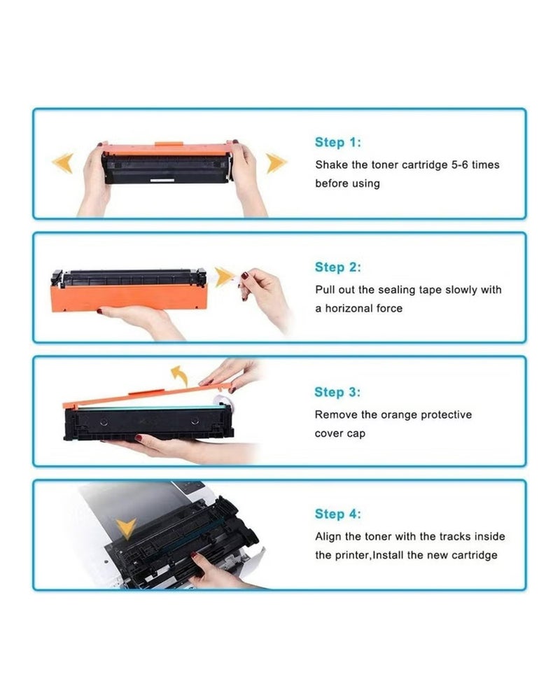 UP 4 Pack Compatible Toner Cartridge Replacement for Samsung 404S CLT-K404S C404S M404S Y404S Work for Samsung Xpress C430W C430 C480 C480FW C480FN - Image 4