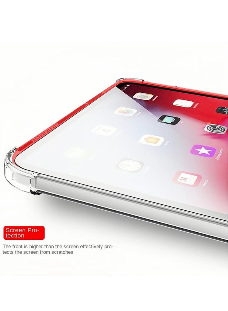 2024 iPad Pro 13-inch High Transparency TPU Full Body Soft Shell Case - 360° Protection, Raised Design, Airbag Corners - Image 4