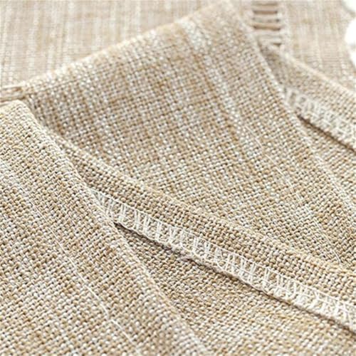 Utobanh Bedside Table Cloth with Tassel Small Table Cover for Nightstand,Bedside Table TV Microwave (Coffee, 17.7 * 39.4inches) - Image 4