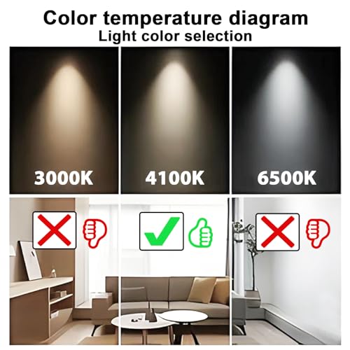 Konideke 18 Inch F15T8/CW T8 15W Fluorescent Light Bulb Cool White, F15T8/SP41 Replacement Bulb for Garage, Office, Kitchen Under-Cabine, G13 Base 6 Count - Image 4