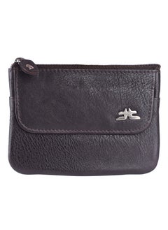 LAVERI LEATHER Laveri Leather Coin Purse With Key Chain Tassel Brown  - Image 1
