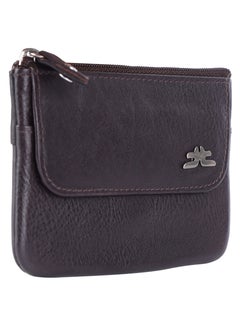LAVERI LEATHER Laveri Leather Coin Purse With Key Chain Tassel Brown  - Image 2