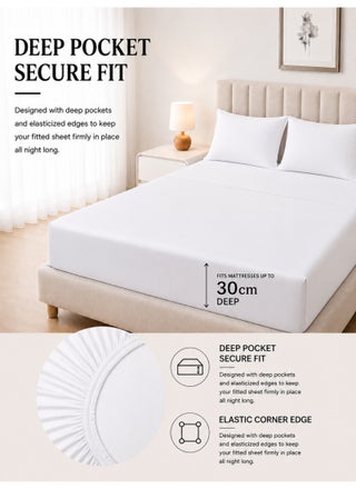 4-Piece King Size Sheet Set – Microfiber
