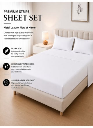 4-Piece King Size Sheet Set – Microfiber