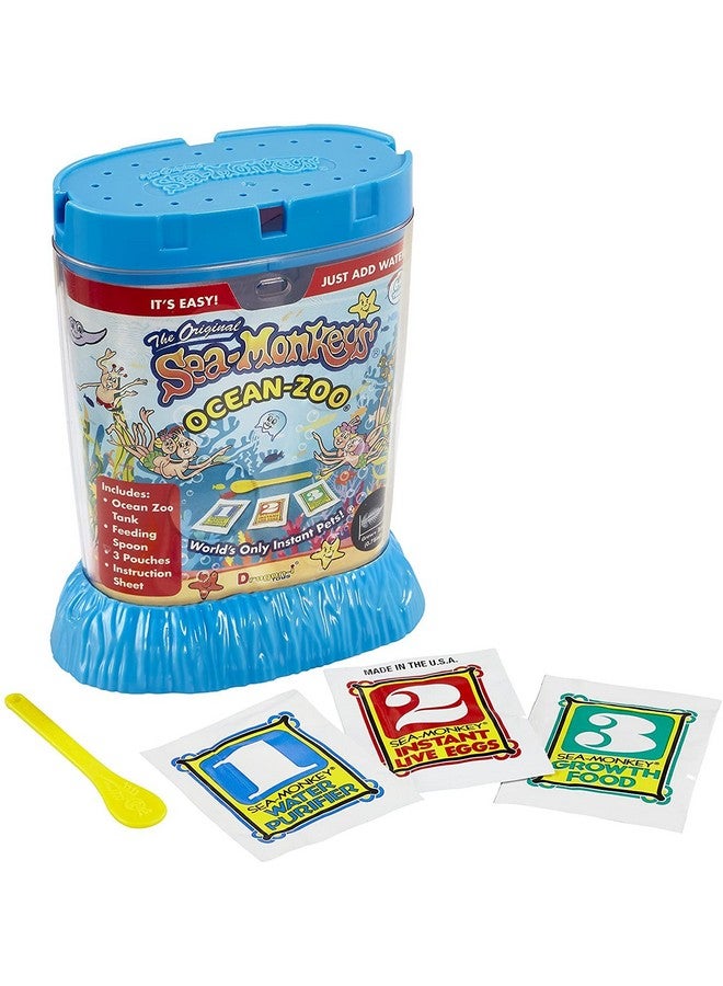 Sea-monkeys Sea Monkeys The Original Ocean Zoo - Grow Your Own Pets Science Kit- Includes Eggs, Food, and Water Purifier, Color May Vary - Image 1