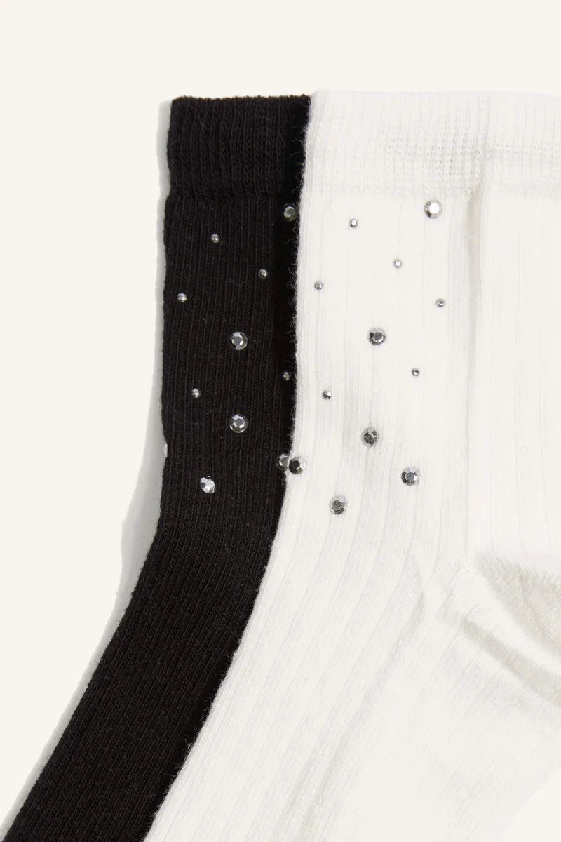 Defacto  Woman 2 piece Short Socks for Women | Best Price UAE