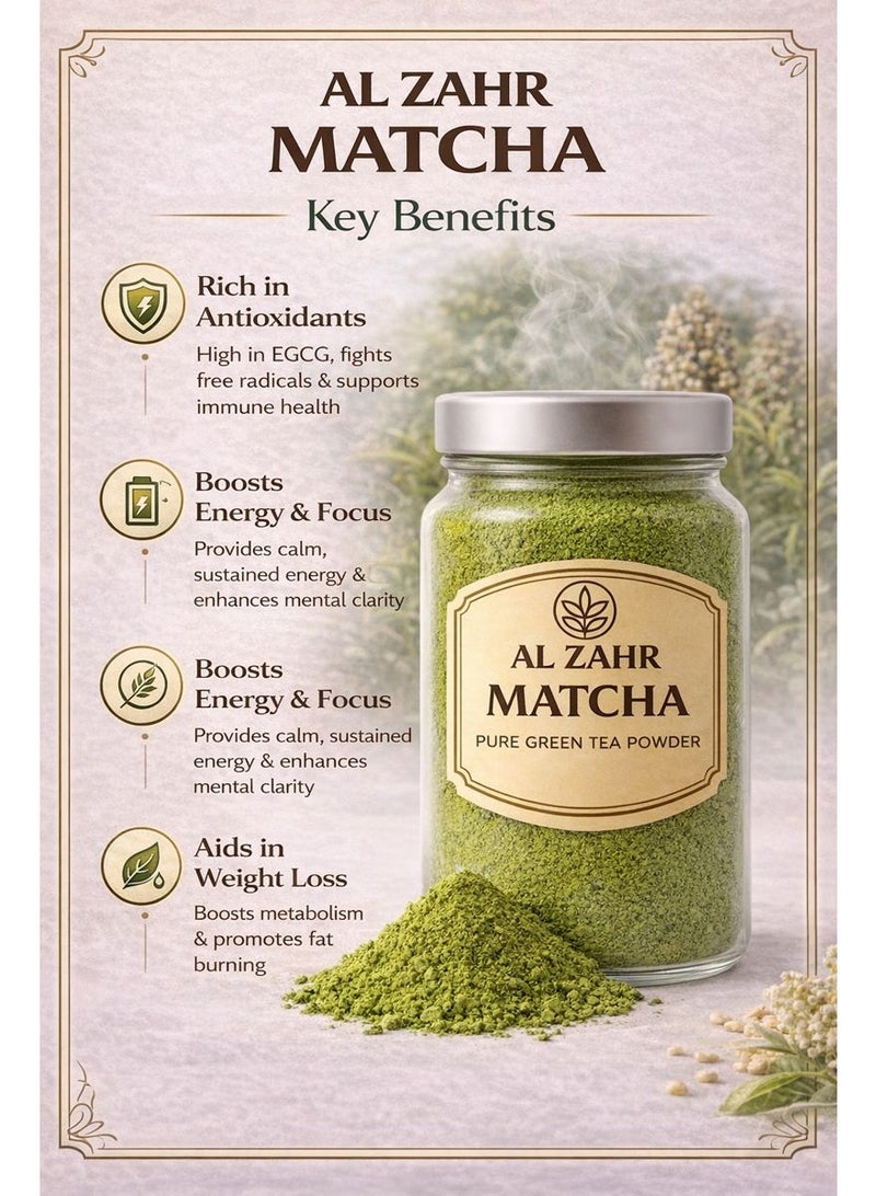 Zahr Matcha Green Tea Powder (Camellia sinensis) – Dried Green Tea Leaf Powder | Botanical Herb for Gardening, Horticulture, Herbal Projects, Potpourri & Aromatic Use - Image 5