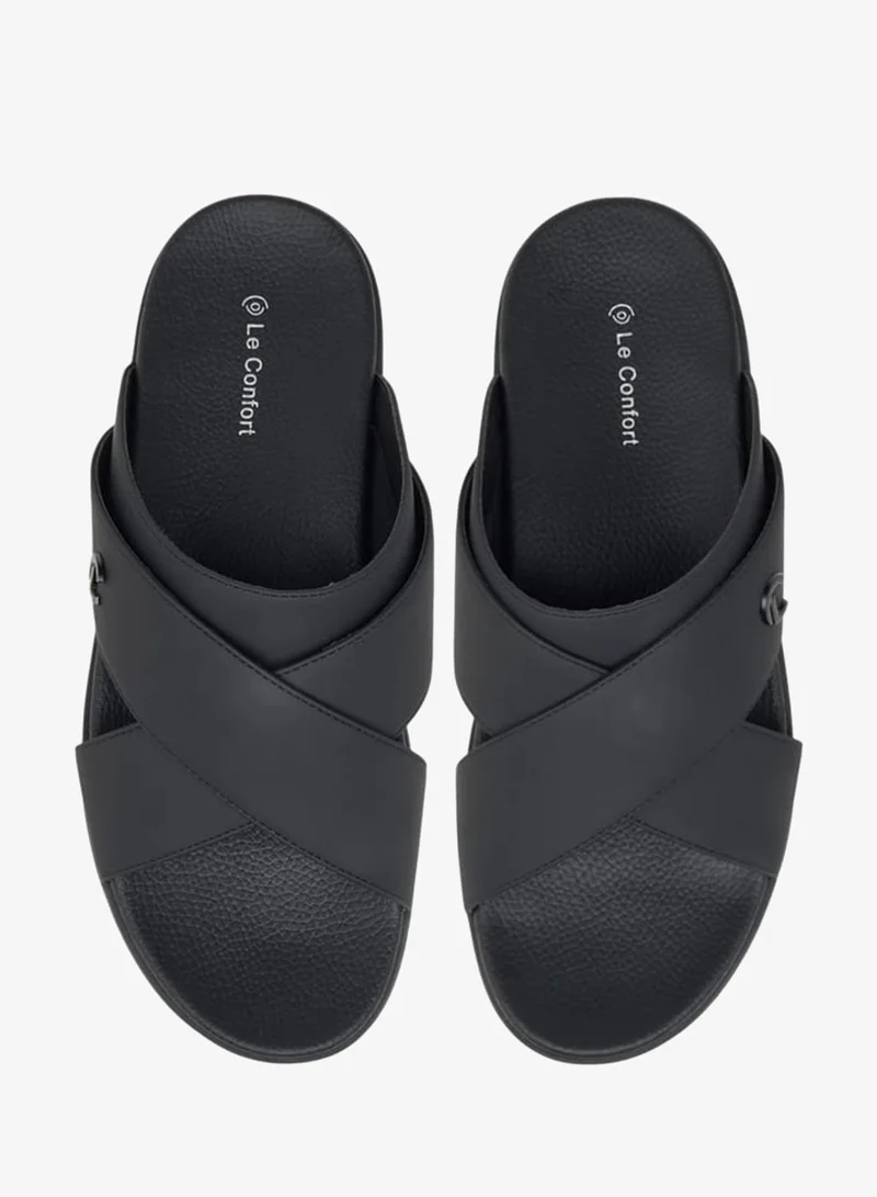 Le Confort Men Cross Strap Slip-On Sandals Ramadan Collection
