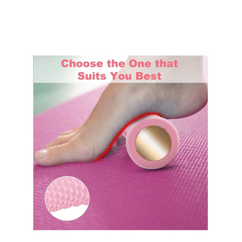 SOLARAE Plantar Fasciitis Relief Roller Portable Foot Massager Roller Deep Reflexology Tissue Muscle Massage for Foot Heel Pain, Plantar Fasciitis Relieving, Yoga Fitness Aids - Image 2