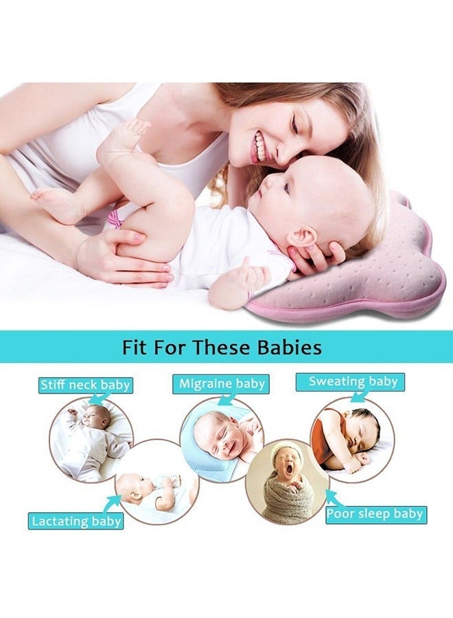 Bukela Hidetex Baby Pillow - Preventing Flat Head Syndrome (Plagiocephaly) for Your Newborn Baby，Made of Memory Foam Head- Shaping Pillow and Neck Support (0-12 Months) - Image 5