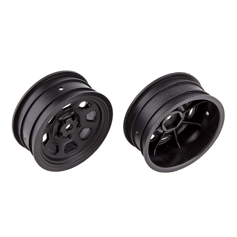 Team Associated Team Associated SR10 Front Wheels, Black, ASC71096