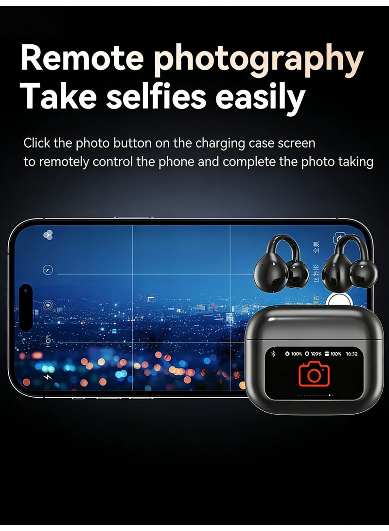 2026 Top Edition True Wireless​ Smart Bluetooth Headphones | Bluetooth 5.4, Smart Color Display | Hi-Fi Sound, Lossless Noise Cancellation | Long-lasting Battery, I5 Waterproof | RGB Light for iOS/Android - Image 5