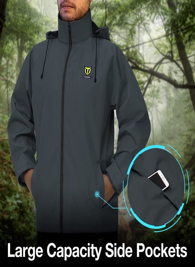 TIDEWE Rain Suit, Waterproof Breathable Lightweight Rainwear (Gray Size S) - Image 4
