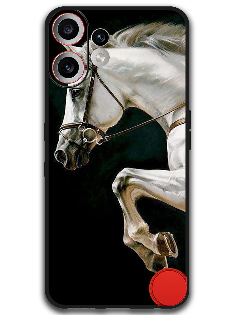 Theodor Case Compatible with Nothing CMF Phone 2 Pro 6.77 Inch Protection Shockproof Bumper Cover Horse Running - Image 1