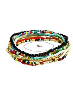 7 Piece Multilayered Women Anklets, Handmade Beaded Anklets Personality Creative Anklet, Colorful Elastic Bracelets Ankle Foot Jewelry for Girls - pzsku/ZD87D0A9A7F1022D9200EZ/45/_/1697679420/0d7742fc-c2ca-4e27-ad73-276026c8117f