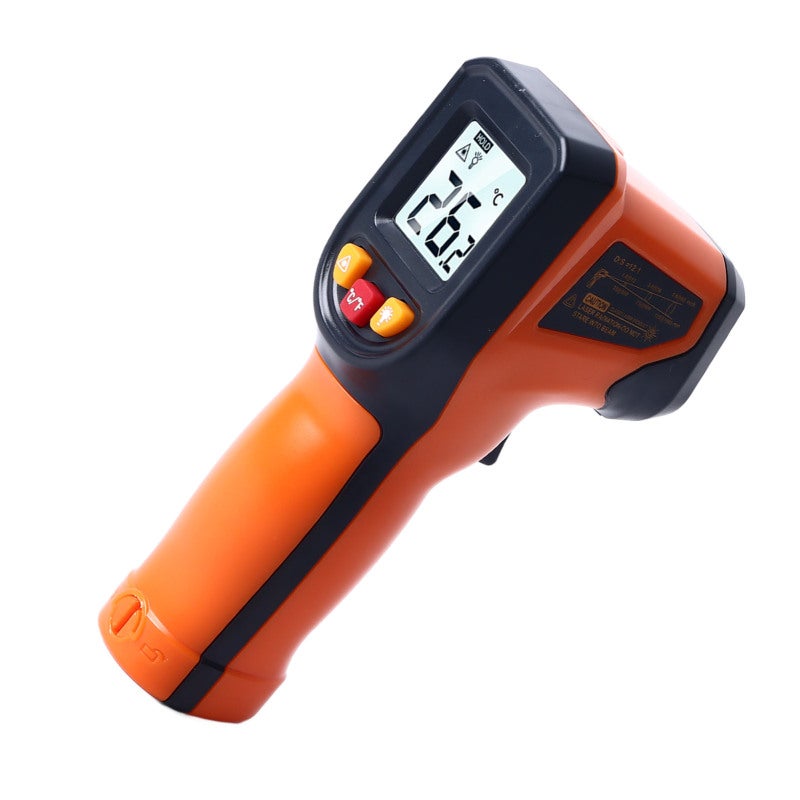 NJTY Infrared Thermometer -50~600℃ ABS Non-Contact Digital Laser Temperature Gun with Data Storage - Durable Backlight IR Thermometer for Industrial Components - Image 2