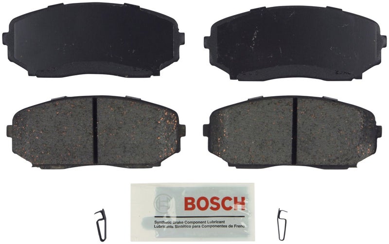 BOSCH BE1258 Blue Ceramic Disc Brake Pad Set - Compatible With Select Ford Edge; Lincoln MKX; Mazda CX-7, CX-9; FRONT - Image 1